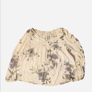 Old Navy Floral Peasant Top sz Sm